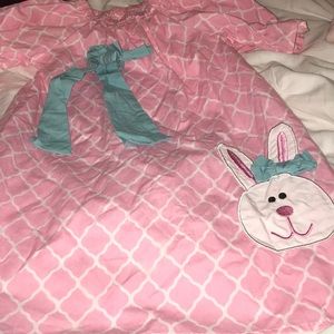 Pink Easter dress size small (12-18 months)